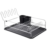 thumbnail of Eva égouttoir chromé + plateau PP 49 x 31,6 x 21,2 cm