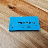 thumbnail of CombiCraft Wertmarken Block 'Wertmarke' Blau - 5 Blöcke mit 50 Wertmarken pro Block