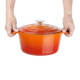 thumbnail of Grande cocotte ronde orange Vogue