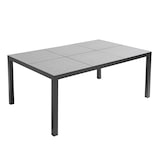 thumbnail of 10-Sitzer Gartentisch aus grauer Aluminiumkeramik