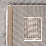 thumbnail of Carpetsale24, Kurzflor Teppich Läufer 80 x 250 cm Grau Einfarbig Skandi-Boho Deko, 3D-Effekt, Extra Weich für Flur, Schlafzimmer und Küche
