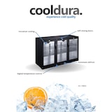 thumbnail of Cooldura Bar-Kühlschrank 3-türig - 320 Liter