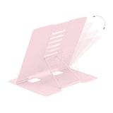 thumbnail of Relaxdays Buchständer, 2er Set, Leseständer 6-fach höhenverstellbar, Kochbuchhalter mit Klemme, Küche, Stahl, blau/rosa