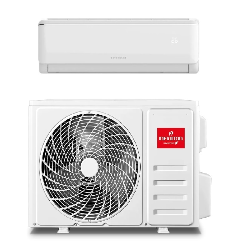 INFINITON Aire Acondicionado SPLIT-A2002B, 10400 BTU, Deshumidificador, A++/A+++, Blanco