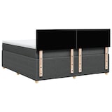 thumbnail of vidaXL Boxspringbett mit Matratze Dunkelgrau 180x200 cm Stoff