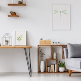 thumbnail of Relaxdays Schubladenbox, Bambus & MDF, Mini Kommode 2 Schubladen, HBT: 14x33x21 cm, Schreibtisch Organizer, weiß/natur