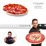thumbnail of 3 Claveles POM - Cuchillo Jamonero Alveolado Profesional 29 cm Acero Inoxidable Blister
