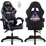 thumbnail of Amstrad Pack Bureau DESK120Z-GAMER & fauteuil  900-LED-GAMER - 1m20 - Retro éclairage LED RGB