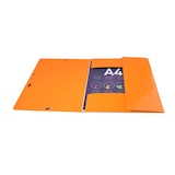thumbnail of Exacompta 55836E 25x Iderama, Sammelmappe mit 3 Klappen und Gummizug, Maxi Kapazität, aus Colorspan-Karton 425g/qm, für DIN A4 - Orange