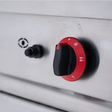 thumbnail of Fry Top Griglia a Gas su Mobile - Acciaio Inox - Piastra rigata S/70 - 800 x 730 x 930h mm