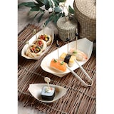 thumbnail of PAPSTAR 500 Fingerfood - Schalen, Holz "pure" 14 cm x 8,2 cm "Schiffchen"