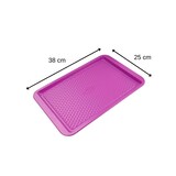 thumbnail of Plaque de four rectangulaire fuchsia 38 x 25 cm Tasty Pâtisserie