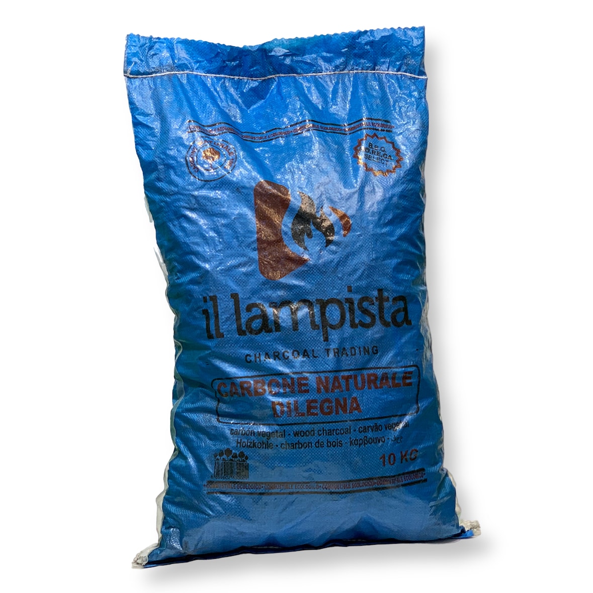 Carbone di Legna Ecologico 10 kg – Combustibile Naturale al 100% a Lunga Durata per Barbecue, Alta Efficienza e Basso Impatto Ambientale