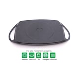 thumbnail of Cheffinger Grillplatte 47cm Aluguss Induktion Bratplatte BBQ Grill braten Plancha