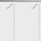 thumbnail of Organizador semanal magnético + quadro de cortiça (horizontal) NOBO 585x190 mm ...