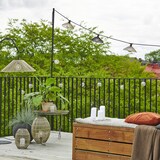 thumbnail of LED Kerzenset Flamme Kunststoff für Außen 3D Flamme flackernd Timer weiß 3Stück