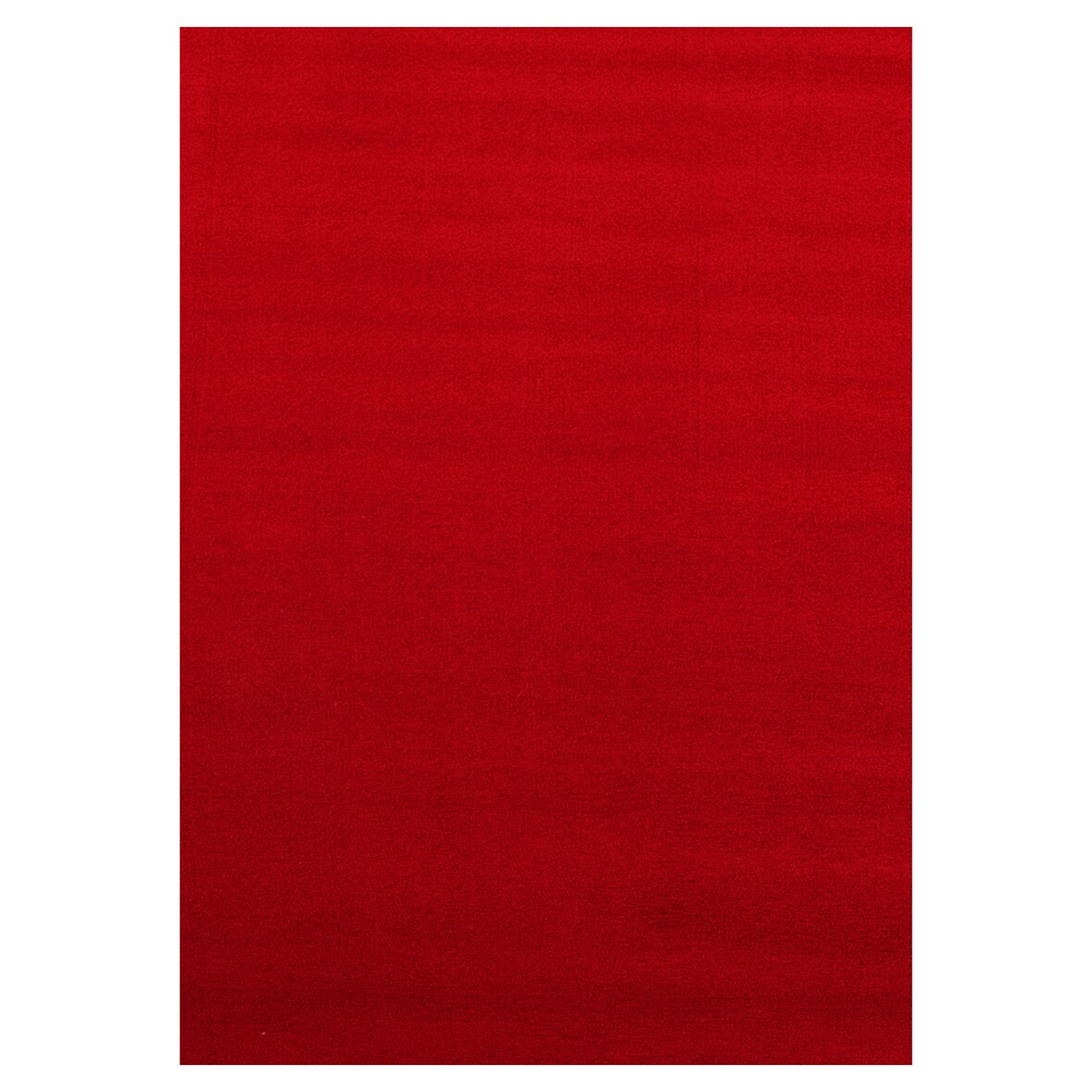 CarpetSale24 Teppich Wohnzimmer Einfarbig Rot 160x230 cm - Waschbar Rutschfest Kurzflor Extra Weich für Wohnzimmer Schlafzimmer Jugendzimmer