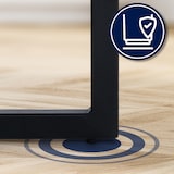thumbnail of Tabouret de bar Hopewell velours Noir
