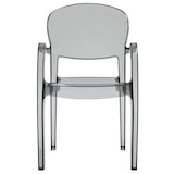 thumbnail of Set di 4 poltrone Joker in policarbonato color fumè di altissima qualità, impilabili. Marchio Grandsoleil. 55x54x89