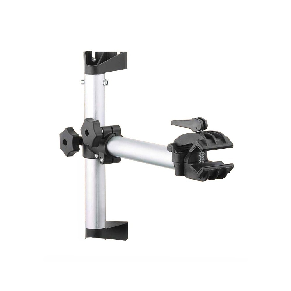 Andrys - Supporto a Parete per Manutenzione Biciclette, Regolazione Verticale e a 360 Gradi, Max 18 Kg, Viti Incluse, in Alluminio, 44x9x41 cm