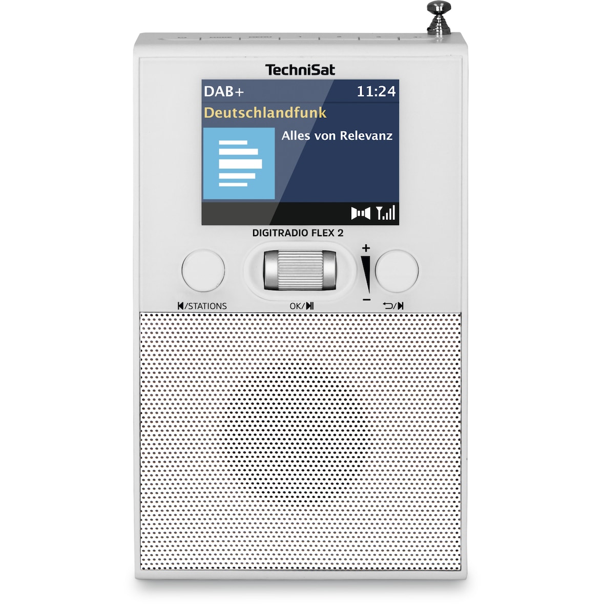 TechniSat DigitRadio Flex 2 Tragbar Digital Weiß