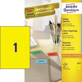 thumbnail of Avery Zweckform Universaletikett 3473 210x297mm gelb 100 St./Pack.