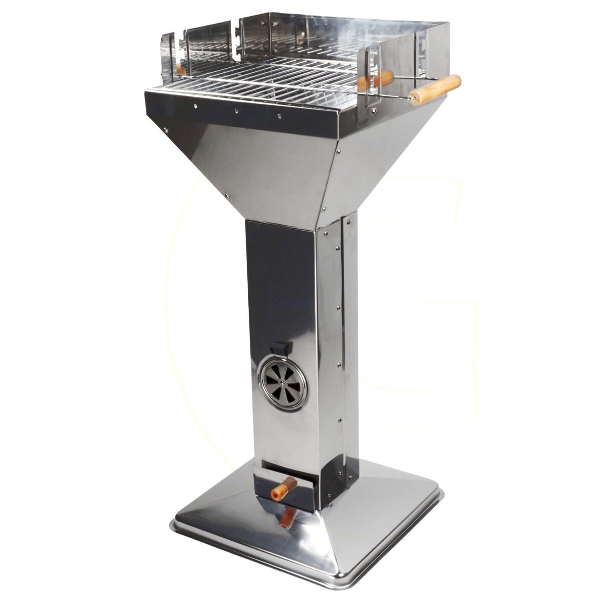 Gravidus EDELSTAHL Säulengrill BBQ