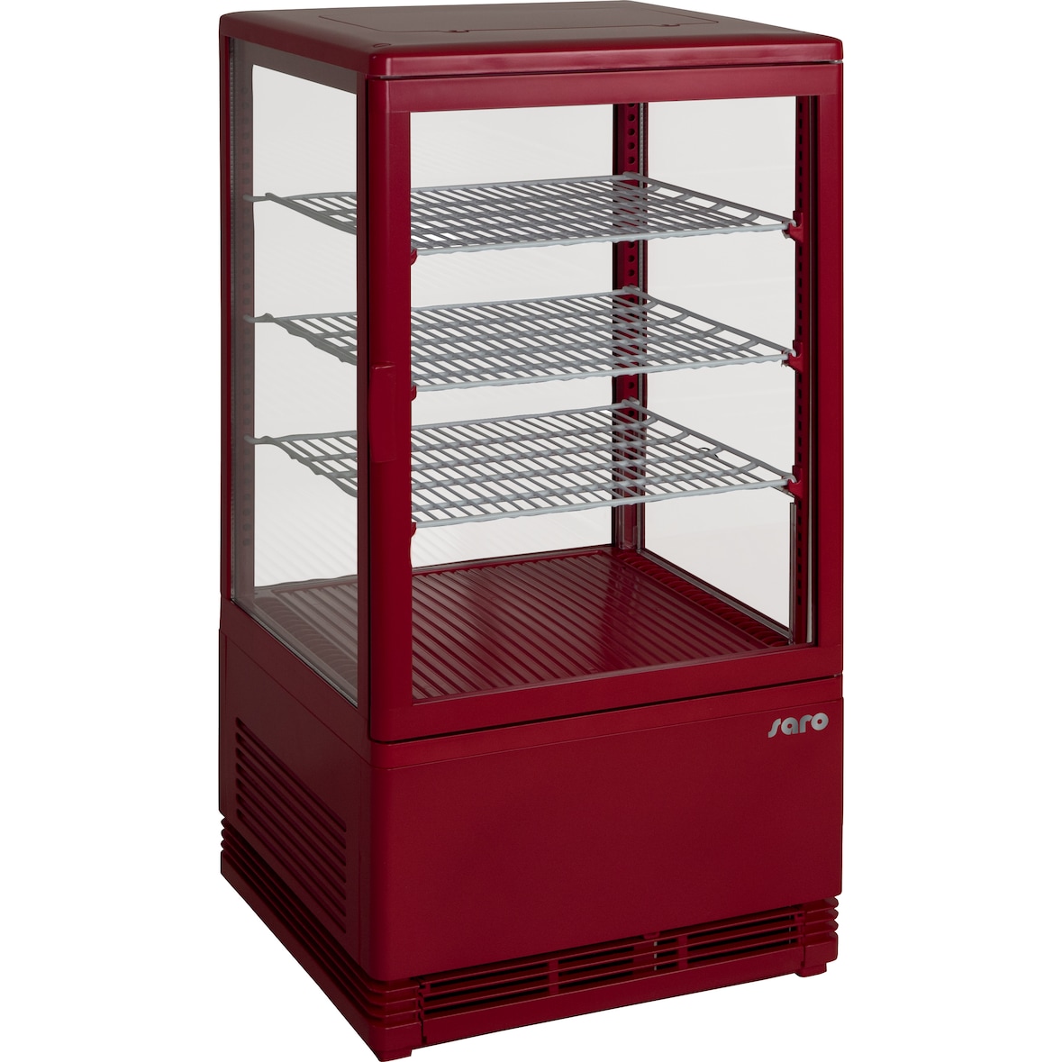 Saro Mini-Umluftkühlvitrine / Modell SC 70 rot; VE: 1
