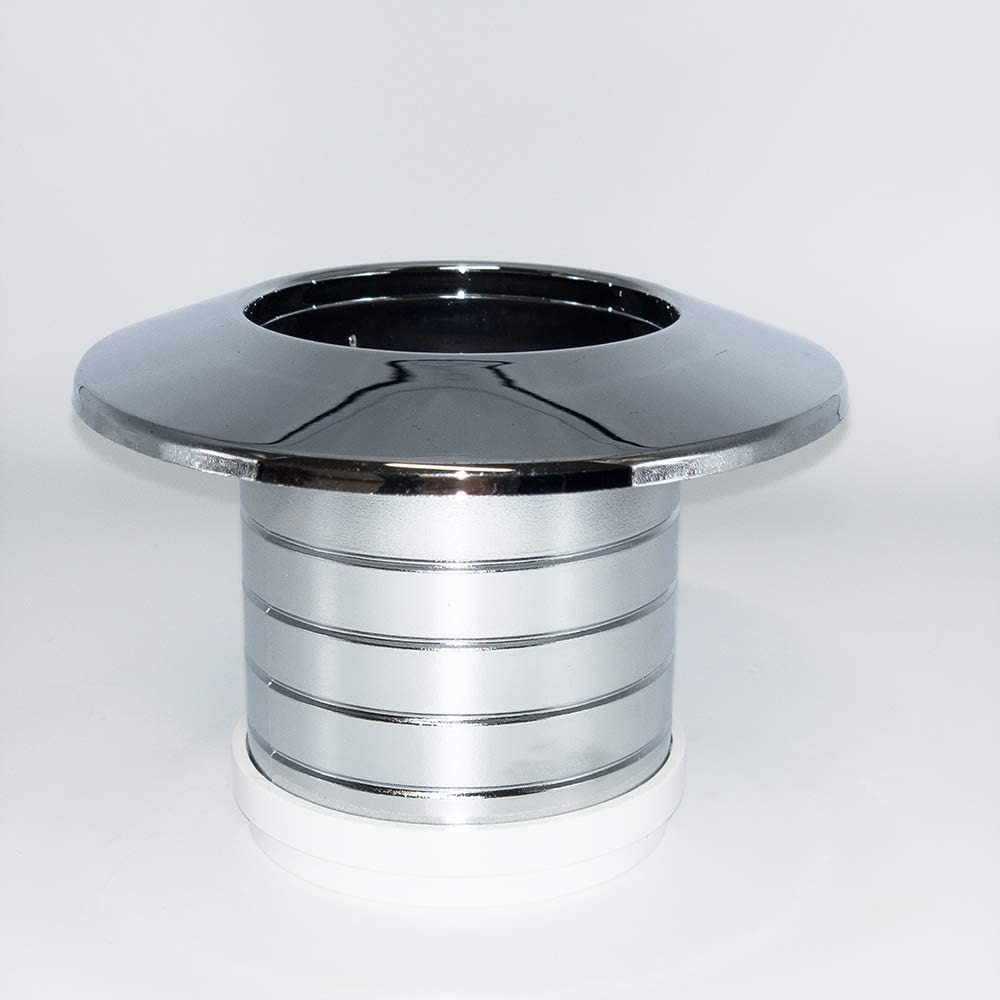 Wasserzähler Schubrosette, chrom passend zu Wasser-Geräte, KOAX, ABB, Techem Vario-S, SPX, ZR-Neptun, Rossweiner, Pollumuk