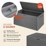 thumbnail of Casaria Auflagenbox Kissenbox Aufbewahrungsbox Woody Holzoptik Grau