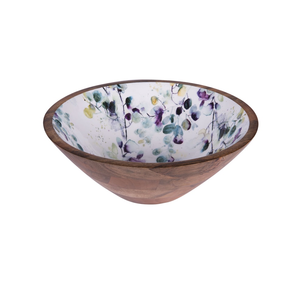 Saladier Garden en manguier 30 cm -  Multicolore Rond Bois De Manguier Table Passion 30.00x30.00 cm