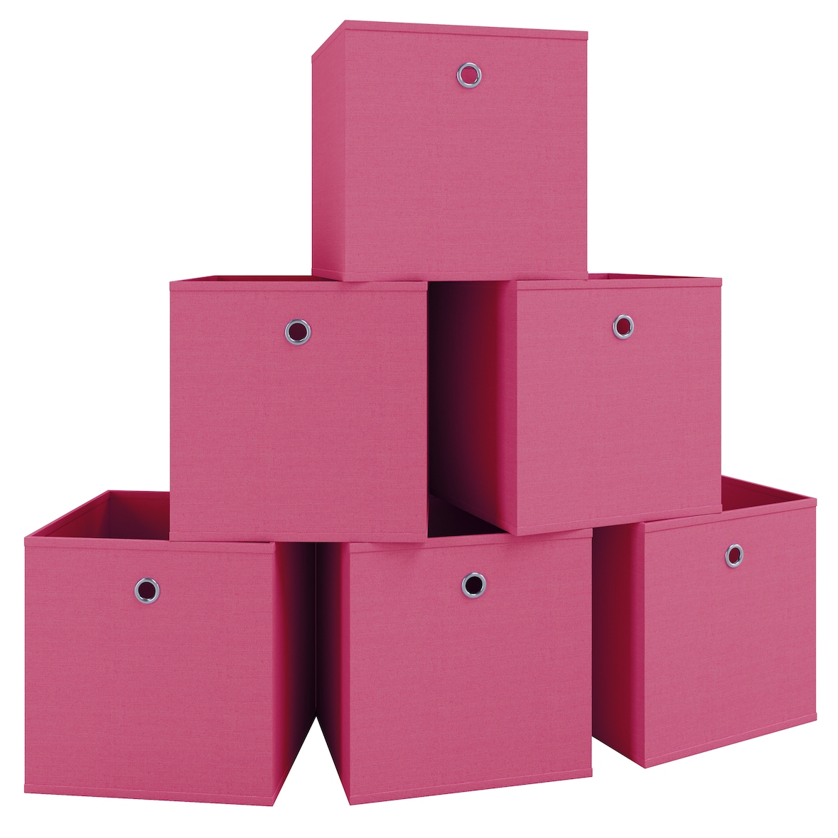 VCM Aufbewahrungsbox Boxas Pink H. 28 x B. 27 x T. 27 cm