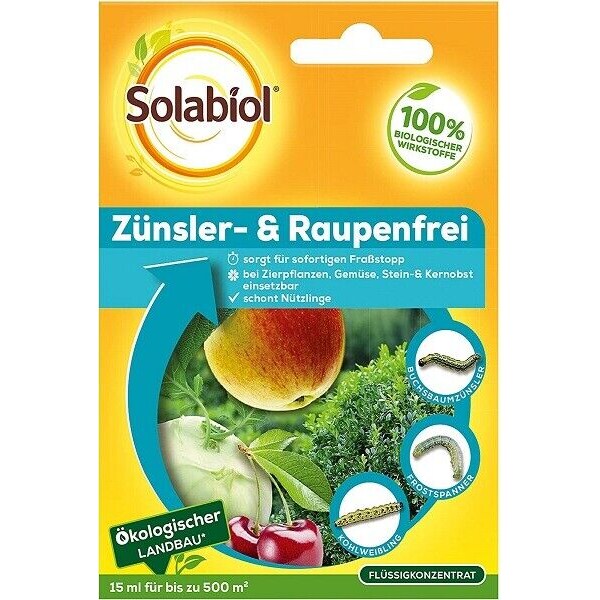 Solabiol Zünsler- & Raupenfrei 15 ml