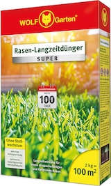 Langdurige meststof voor gazons.