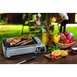 thumbnail of Plancha à gaz portable 2300W + 2 cartouches de gaz + Valise de transport KEMPER