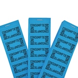 thumbnail of CombiCraft Consumptiebonnen met tekst consumptiebon 10 per strip blauw - per 1000 bonnen
