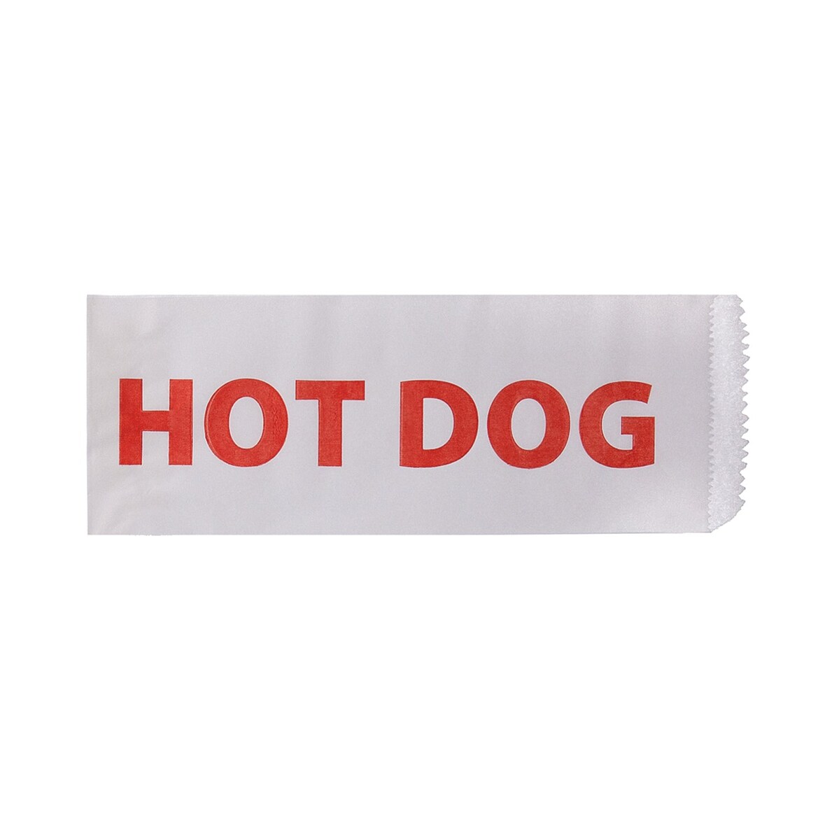 WISEFOOD 2000 Stück - Papier Hot-Dog-Beutel - weiß 9 x 21 cm