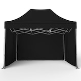 thumbnail of Tente pliante Barnum Aluminium 300x200cm - Noir + 3 murs offerts