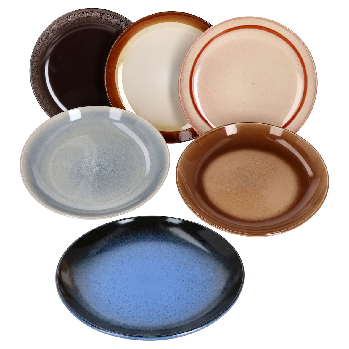 6er Set Dessert- Kuchenteller Earth - 24301902