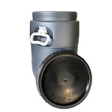 thumbnail of Bidon de boca ancha de 30 litros | X2 UNDS | Con Asas | Gris y Negro -