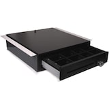 thumbnail of Kassenlade iQCash410ZS-Un RJ-11 mit Zahlenschloss und Untertischhalterung, Kassenschublade Geldlade Geldschublade