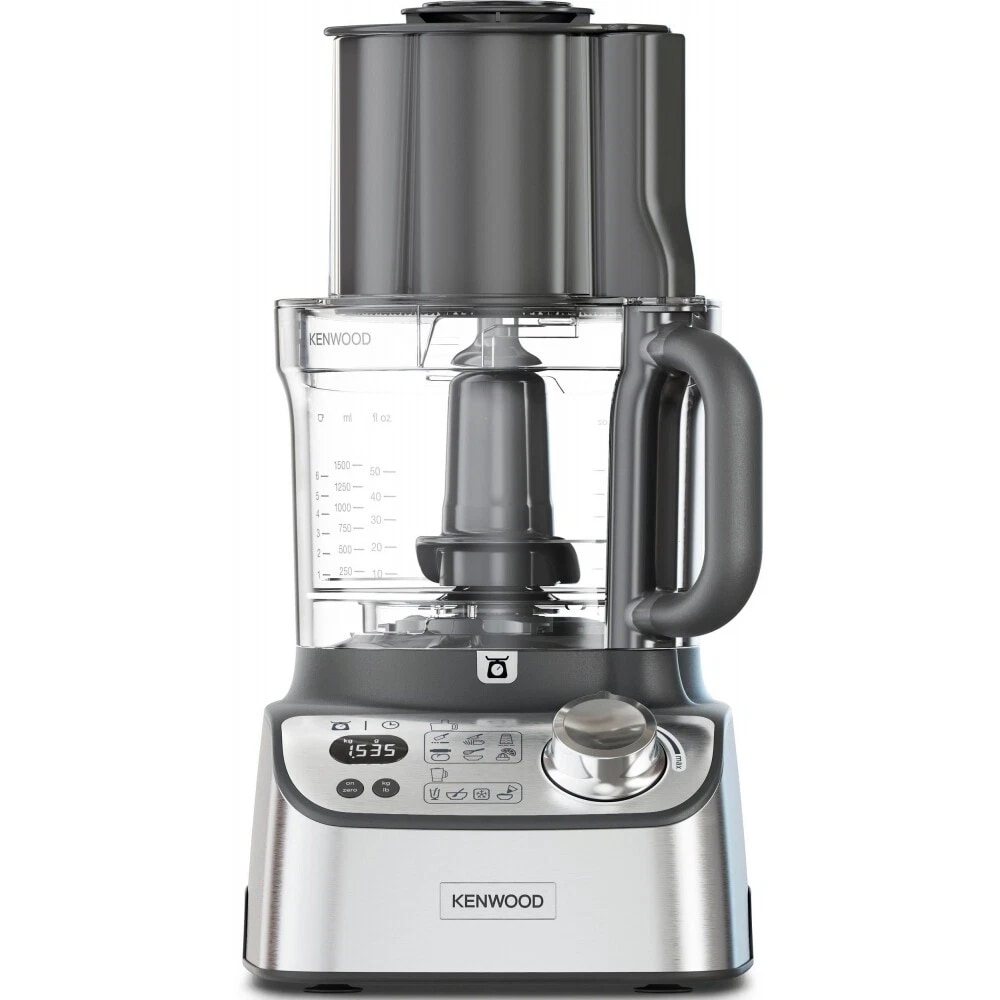Kenwood FDM72.990SS Robot da Cucina 1000W 3L con Frullatore in Vetro Acciaio Inox