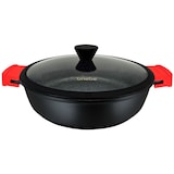 thumbnail of Briebe Black Titanium Cacerola Baja Cocina Inducción Antiadherente Titanio, Cazuela 30cm, Aluminio Fundido sin PFOA, Negro