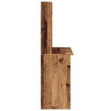 thumbnail of vidaXL Schreibtisch mit Regal Altholz-Optik 102x45x148cm Holzwerkstoff