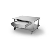 thumbnail of Thomas Dörr Besteckpoliermaschine TD 4000 als Gesamtpaket: fahrbares Untergestell + schalldämmende Abdeckung + Besteckkörbe + Granulat