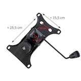 thumbnail of Suporte para assento de cadeira de escritório preto