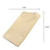 thumbnail of Telone per camion 6 x 4 m PVC avorio impermeabile Huate resistenza 640 g/m2