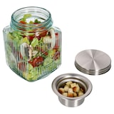 thumbnail of 2er Set Salad to go Vorratsglas 11,5x11,5 125cl