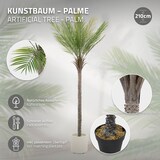 thumbnail of ML-Design – Künstliche Palme – 210 cm | tropische Kunstpflanze im Topf, Kunstbaum wie echt für Wohnzimmer & Büro