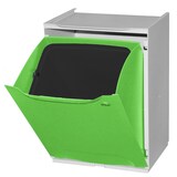 thumbnail of Wellhome - Contenitore per raccolta differenziata in polipropilene verde da 20 litri